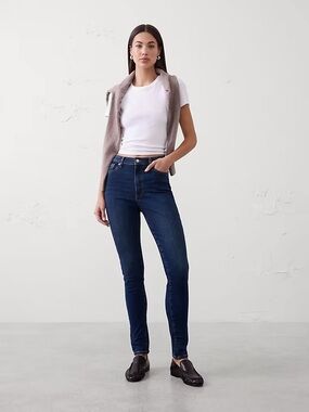 Banana Republic Dark Blue High Rise Jeans